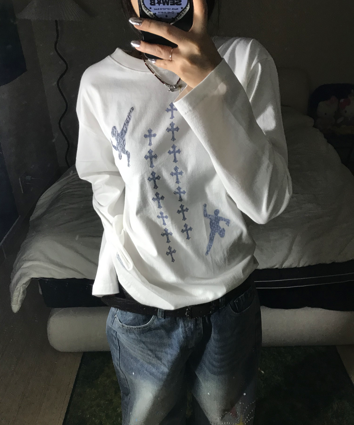 쏘비(SEW-B) 오버핏 JUMP 긴팔티