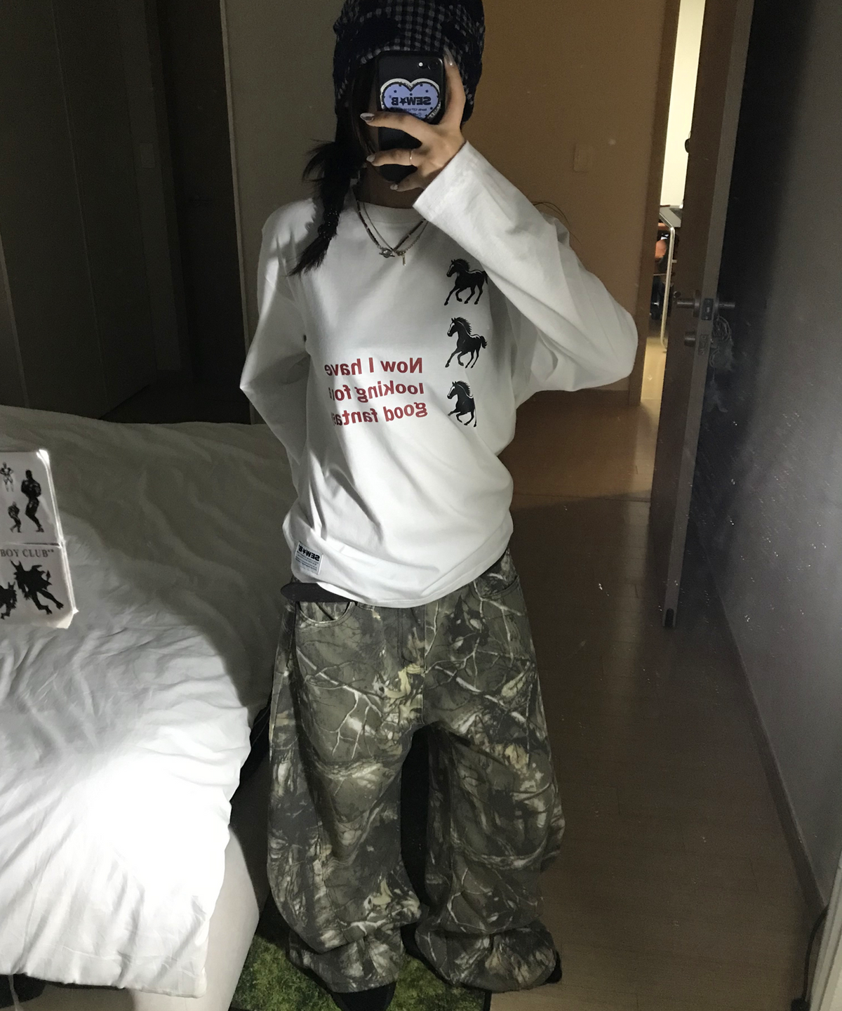 쏘비(SEW-B) 오버핏 LOOK 긴팔티