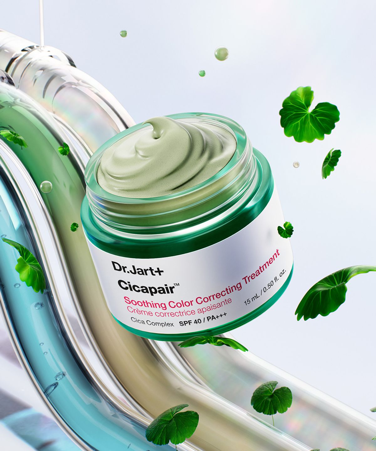 닥터자르트(DR.JART) 시카페어 수딩 컬러 코렉팅 수딩 트리트먼트 15ml +메이크업 툴 세트