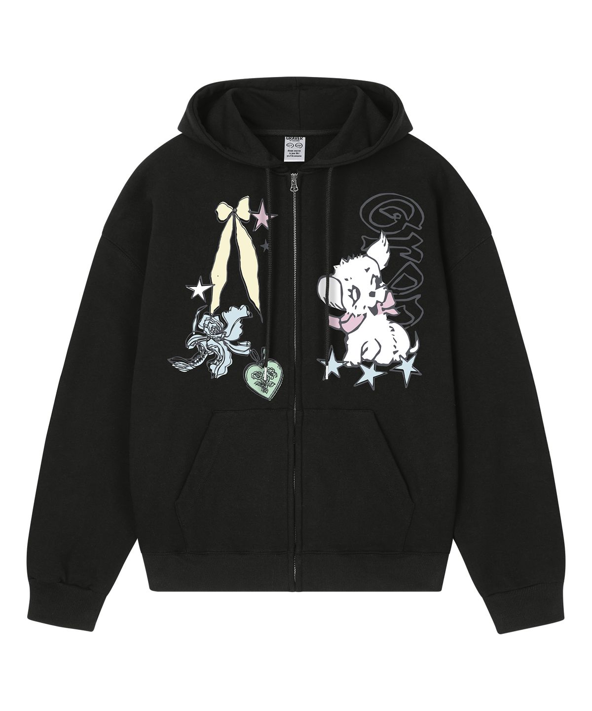 그레이버(GRAVER) [UNISEX]COLLECT WITH 후드집업_2color