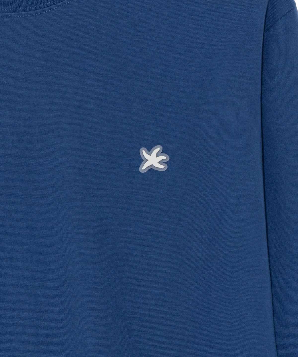 더콜디스트모먼트(THE COLDEST MOMENT) TCM mini logo label long sleeve (dark navy)