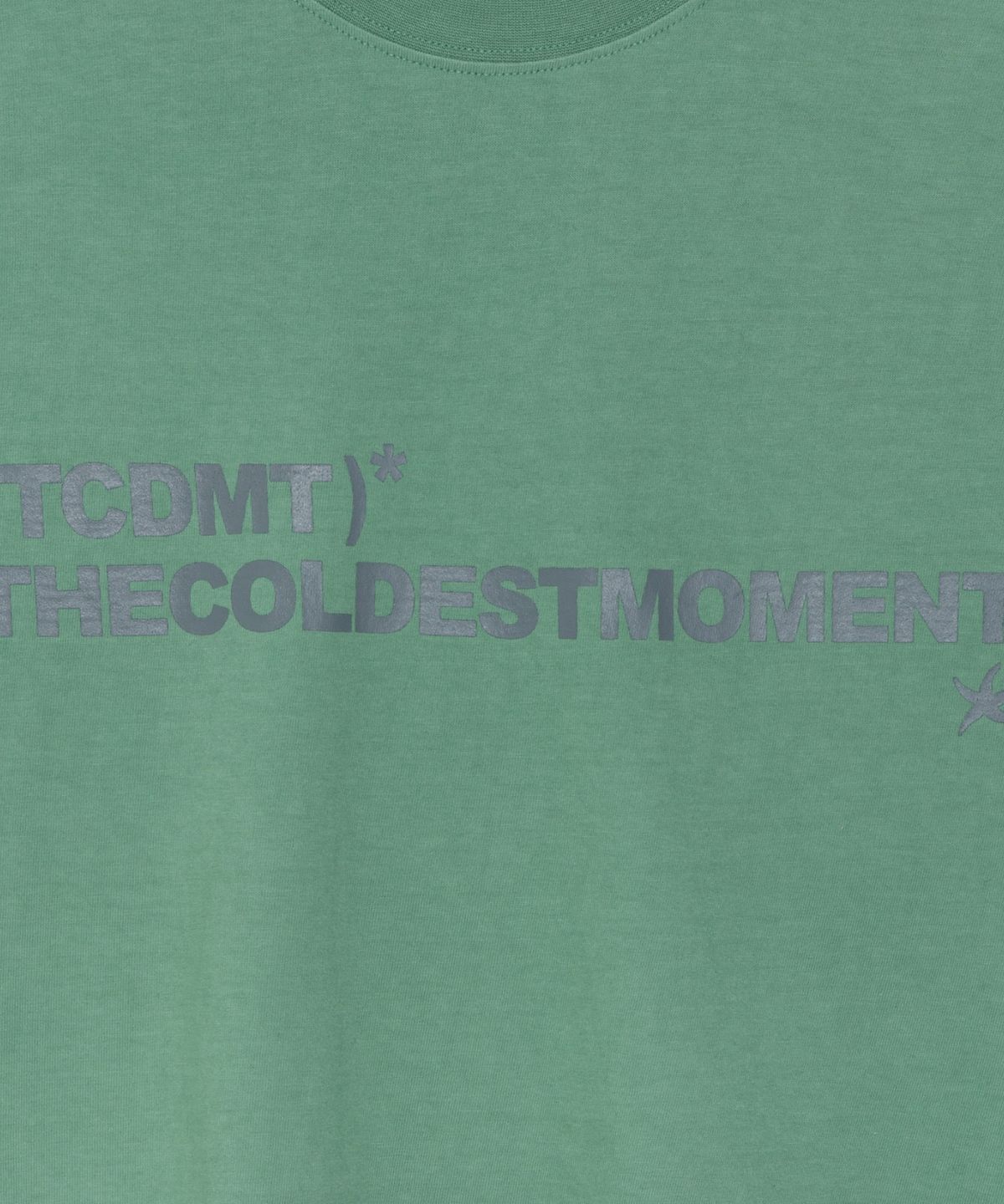 더콜디스트모먼트(THE COLDEST MOMENT) TCM box long sleeve (ash green)