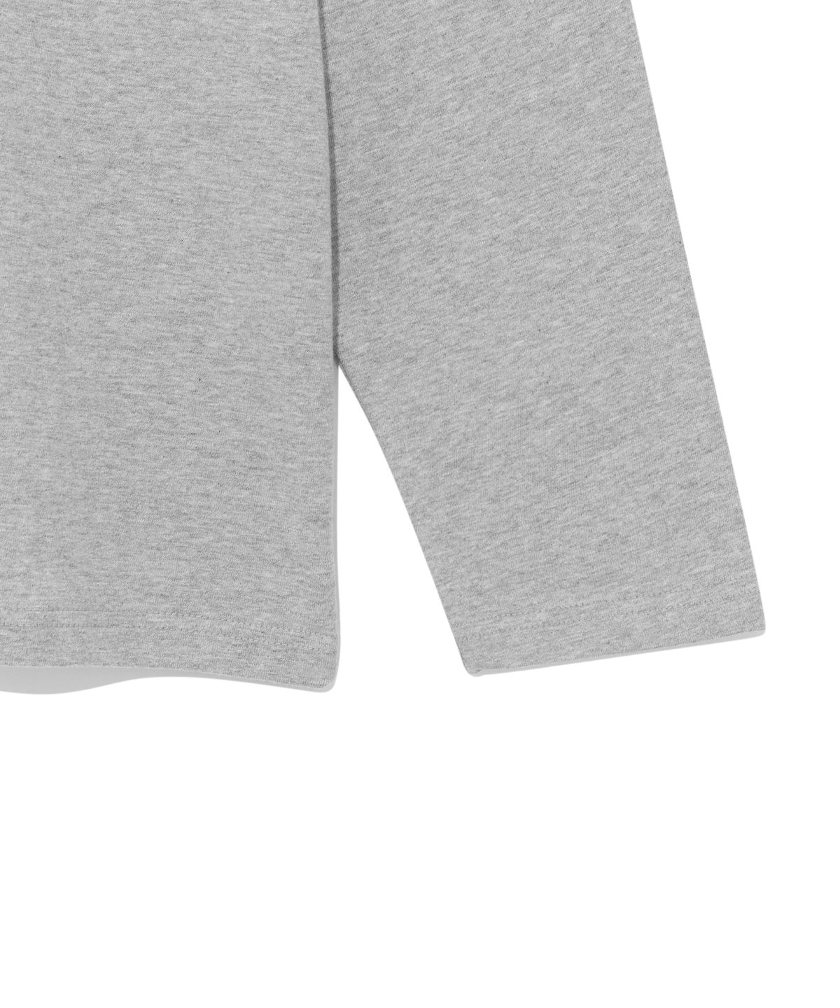 더콜디스트모먼트(THE COLDEST MOMENT) TCM box long sleeve (melange grey)