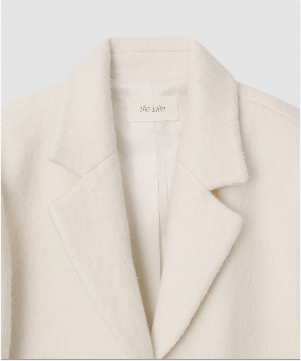 더 릴(THE LILLE) Brush Wool Jacket_Ivory