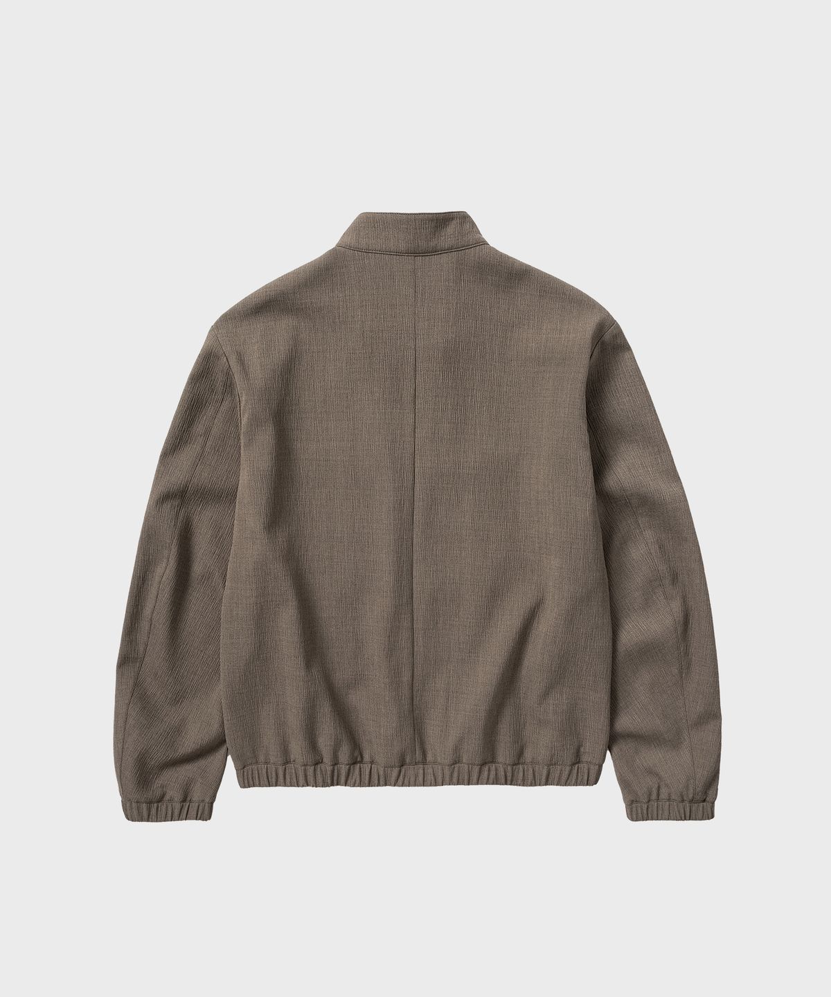 넌블랭크(NONBLANK) 쇼트 넥 점퍼_TAUPE