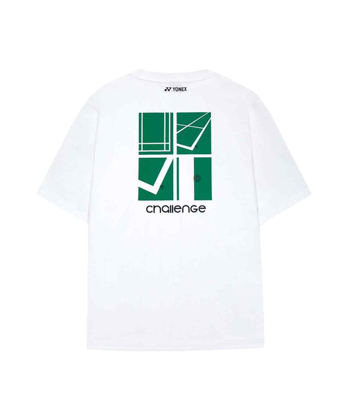 요넥스(YONEX) 261TS050U 화이트 남녀공용 배드민턴 그래픽 반팔 티셔츠