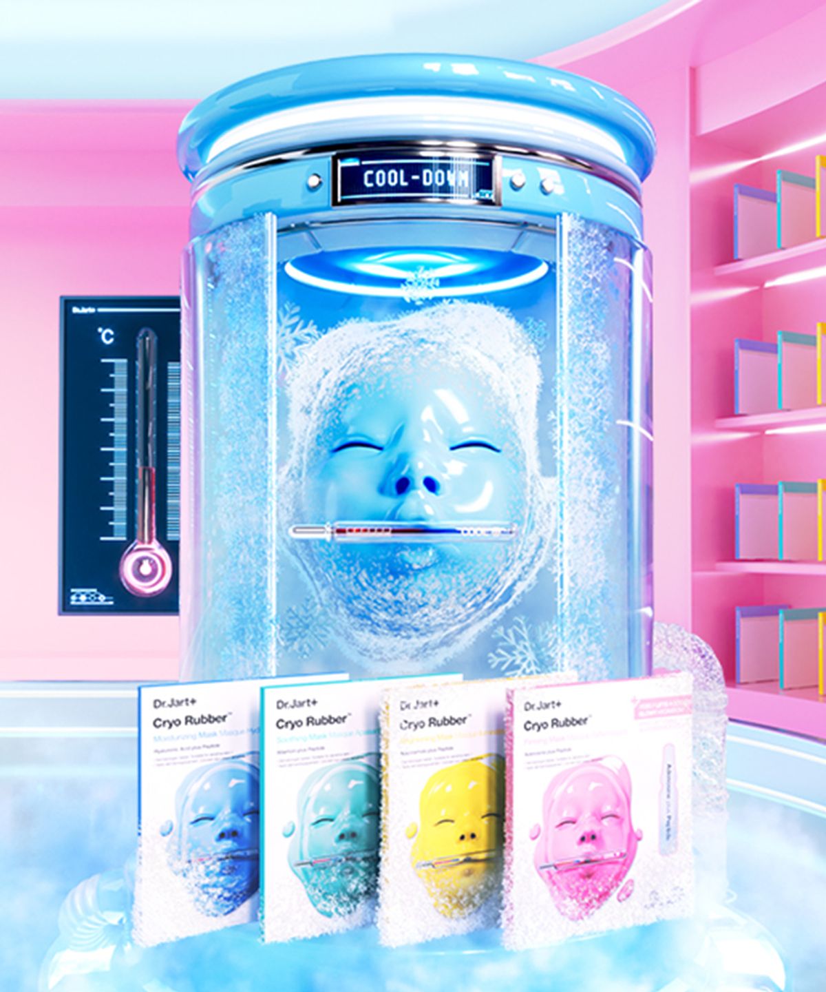 닥터자르트(DR.JART) 2PACK 크라이오 러버 + 파워더마 베리어 크림 7ml 1개 증정