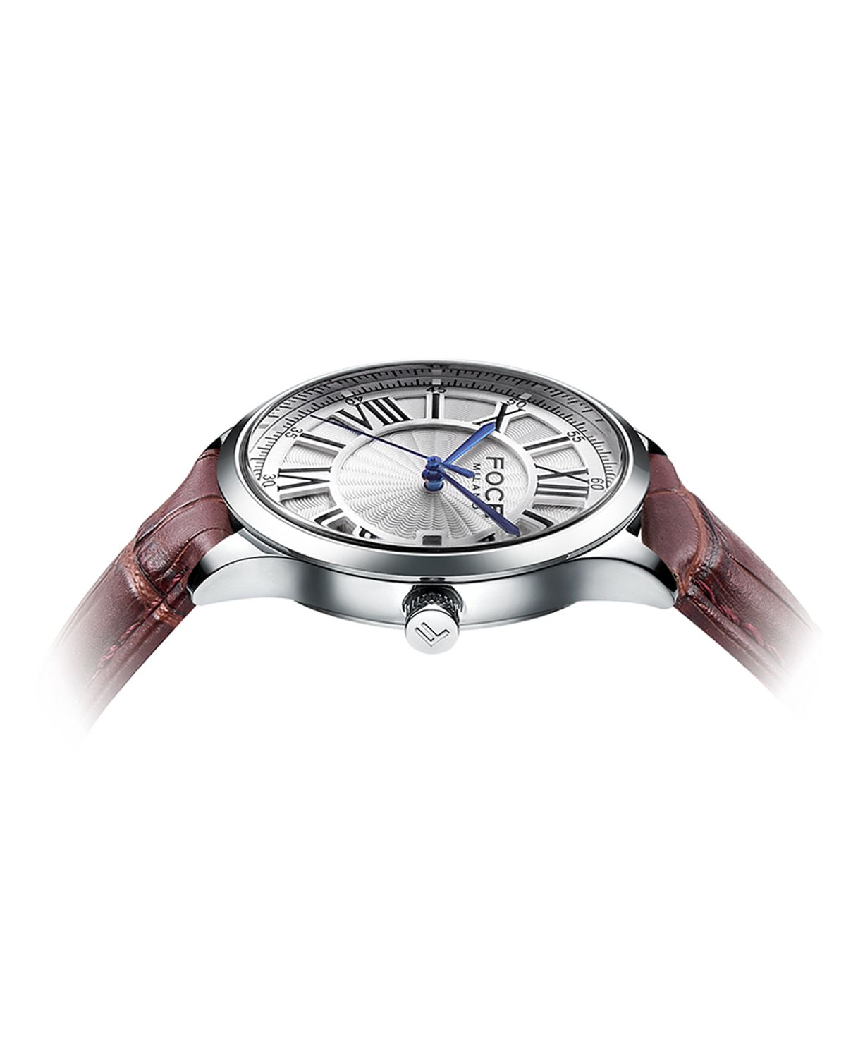 포체(FOCE) 포체밀라노 40mm 남성 가죽시계 FM5879GL-WH