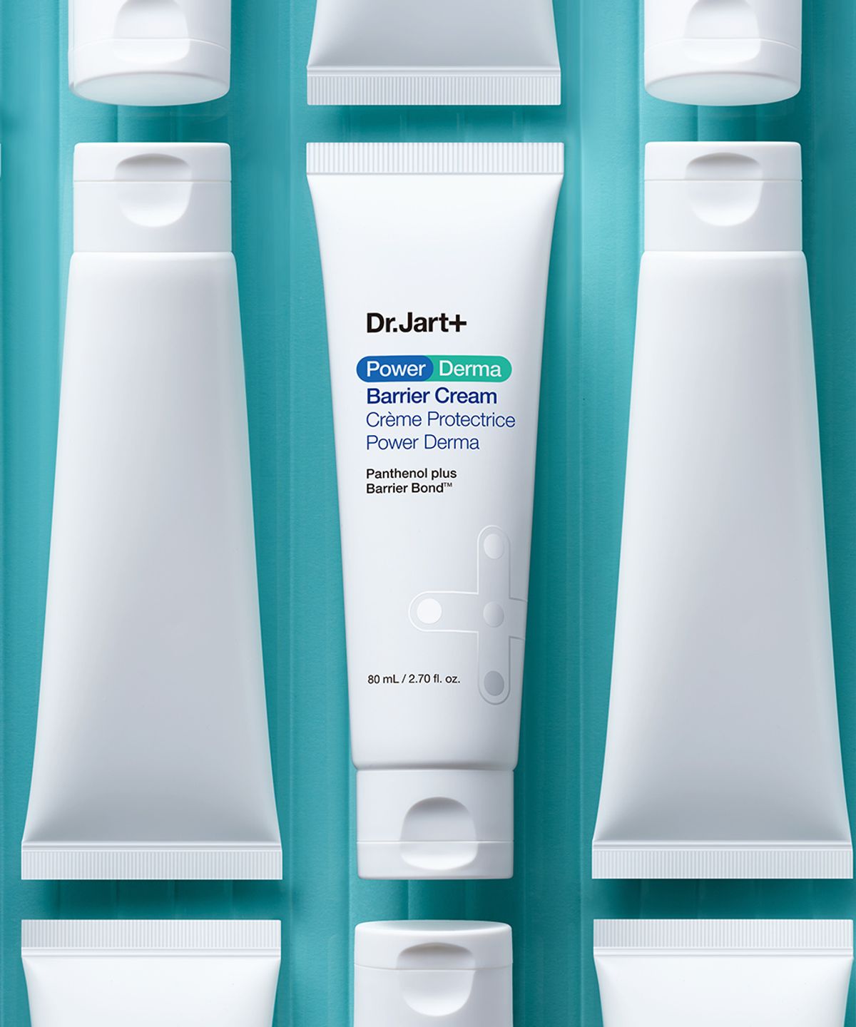 닥터자르트(DR.JART) 2PACK 파워더마 베리어 크림 80ml +바이탈 하이드라 솔루션 플럼프 에센스 15ml 4개