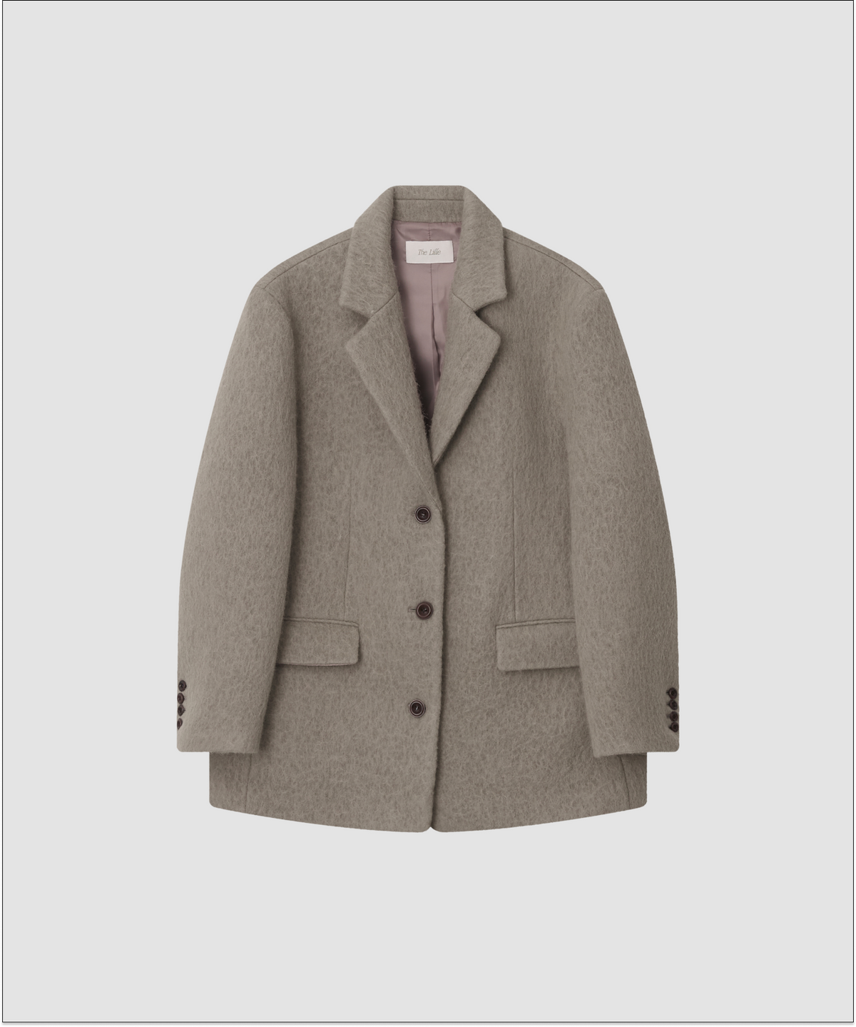더 릴(THE LILLE) Brush Wool Jacket_Beige khaki