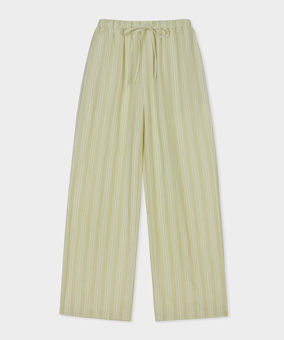 벨로엘(BELLOL) Ethnic banding pants LIME