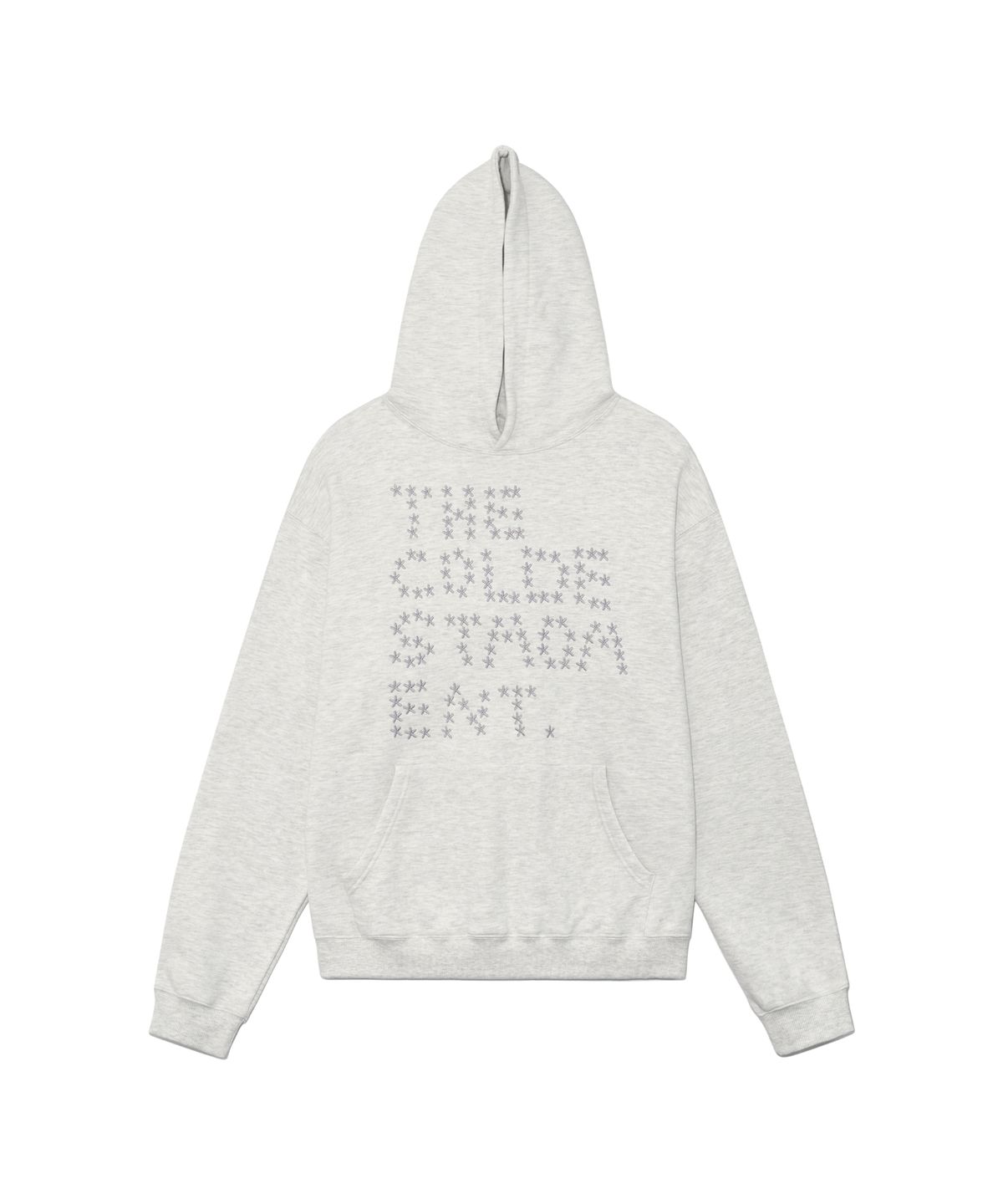 더콜디스트모먼트(THE COLDEST MOMENT) TCM star dot hoodie (oatmeal melange)