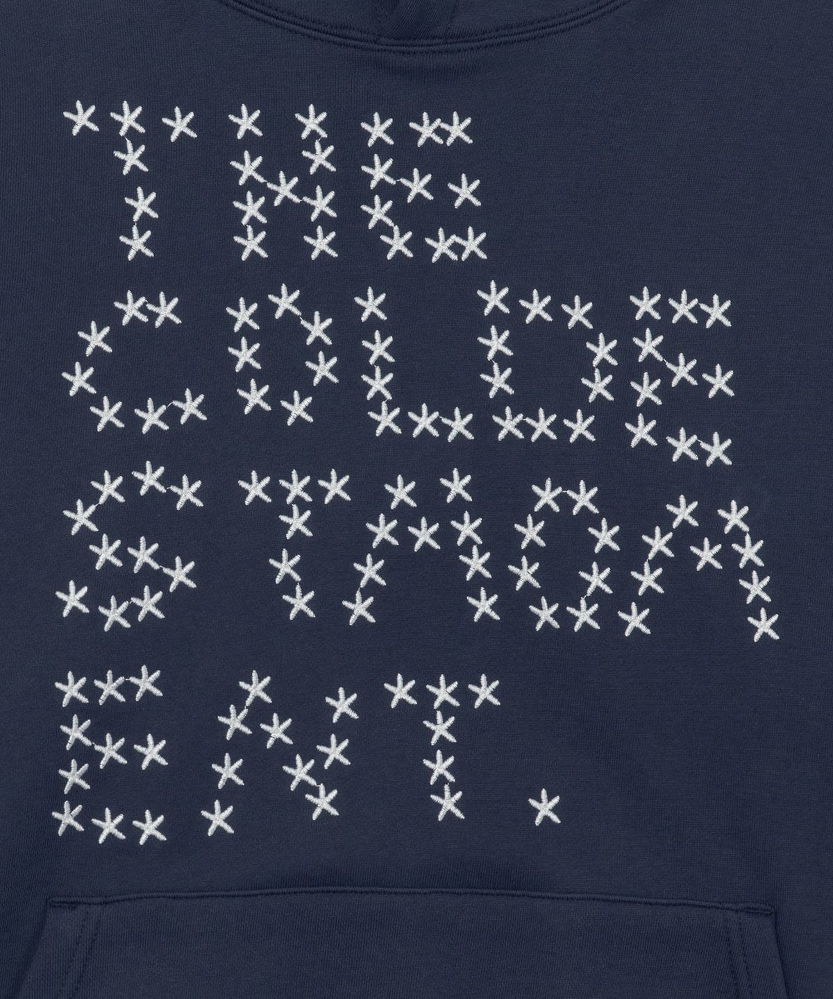 더콜디스트모먼트(THE COLDEST MOMENT) TCM star dot hoodie (navy)