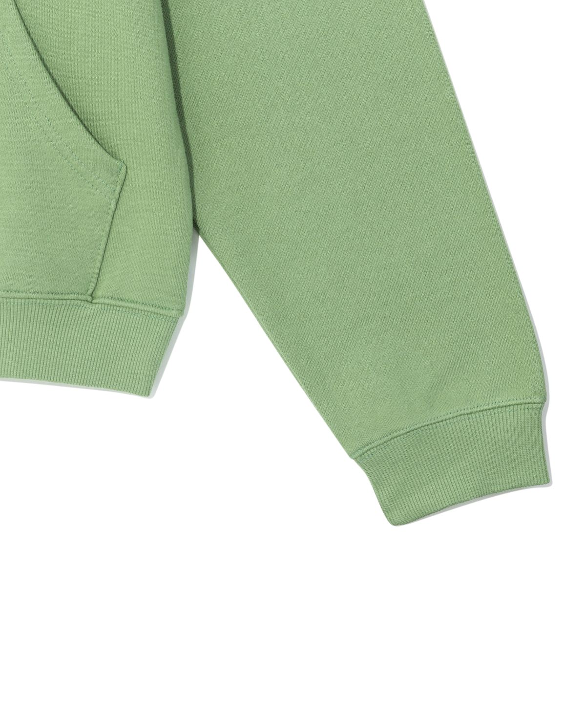 더콜디스트모먼트(THE COLDEST MOMENT) TCM diagonal hoodie (green)
