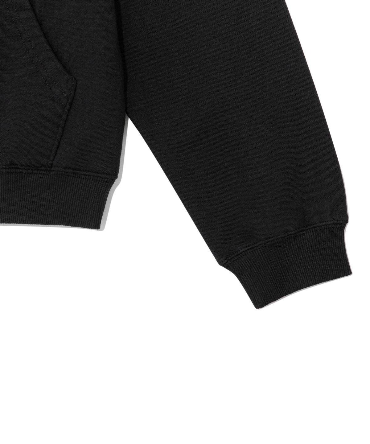 더콜디스트모먼트(THE COLDEST MOMENT) TCM diagonal hoodie (black)