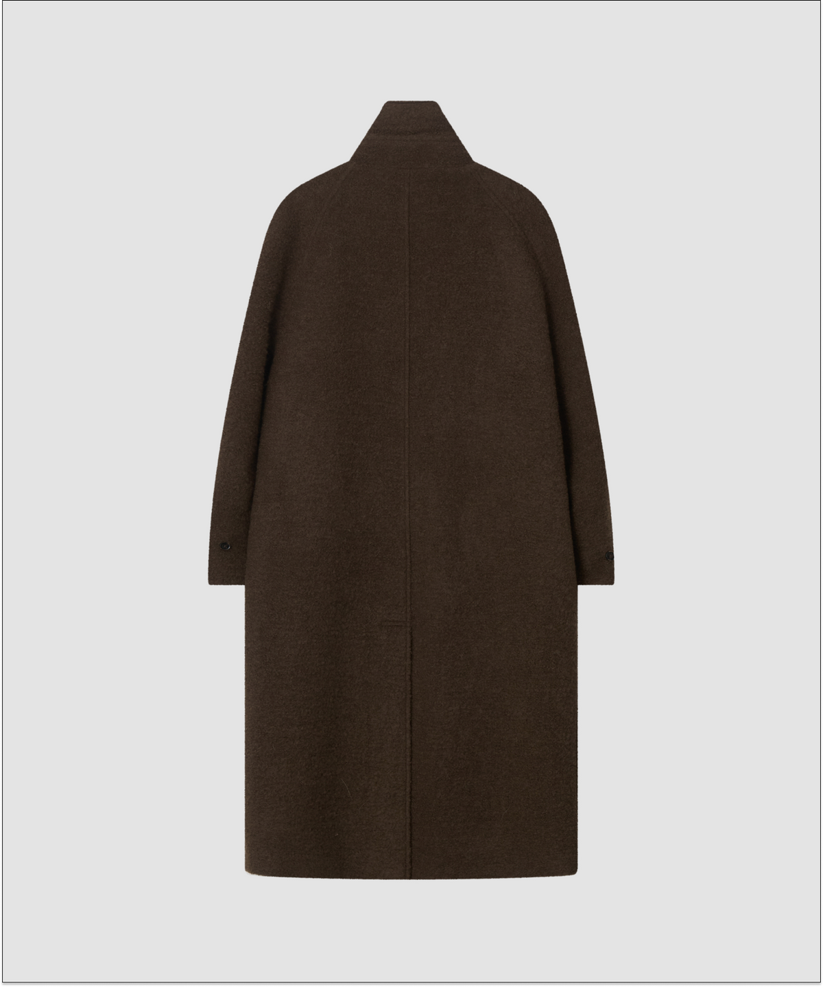 더 릴(THE LILLE) Raglan Wool Long Coat_Brown