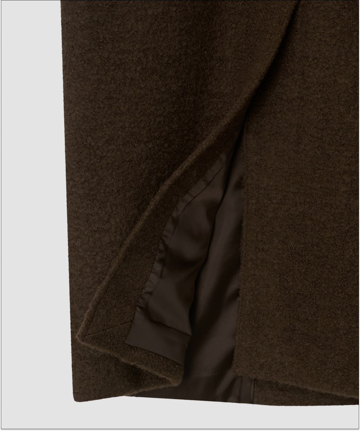 더 릴(THE LILLE) Raglan Wool Long Coat_Brown