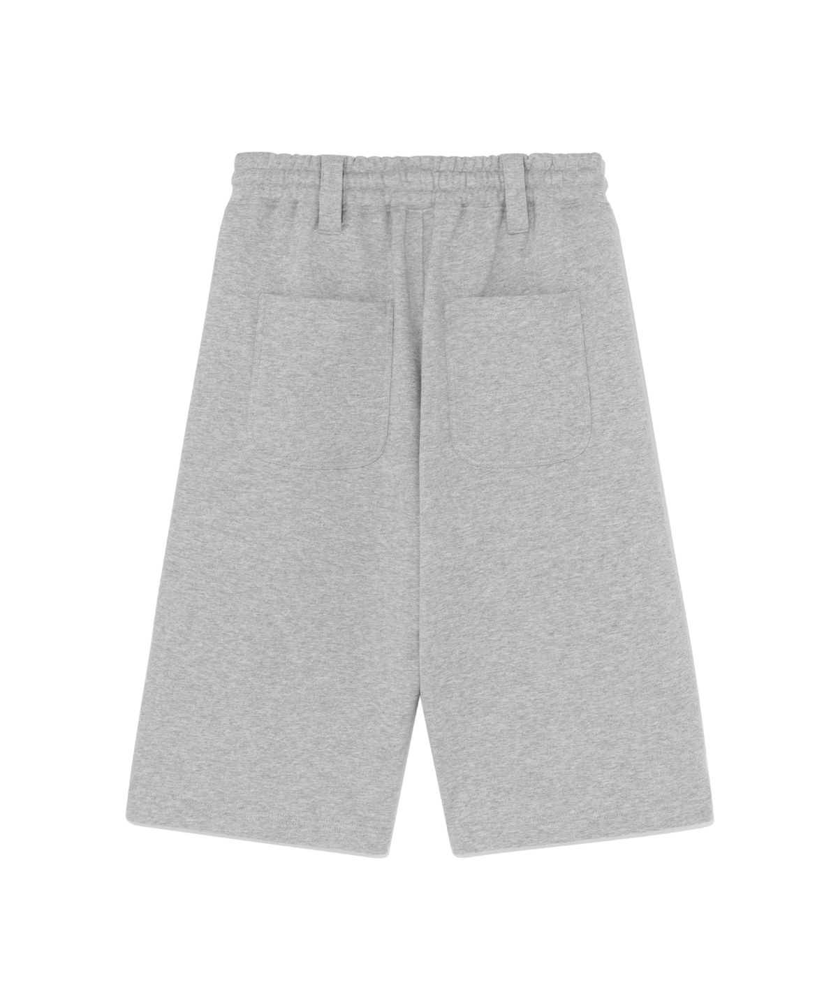 더콜디스트모먼트(THECOLDESTMOMENT) TCM waffle button half sweat pants (melange grey)