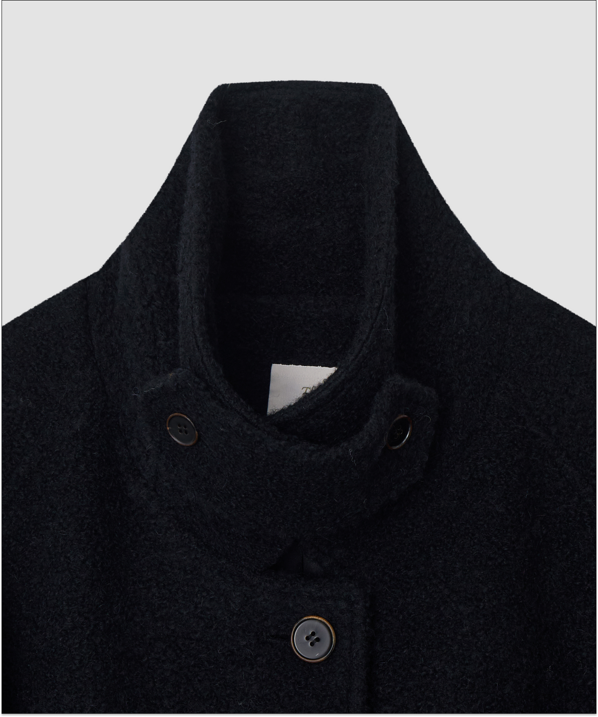 더 릴(THE LILLE) Raglan Wool Long Coat_Dark Navy