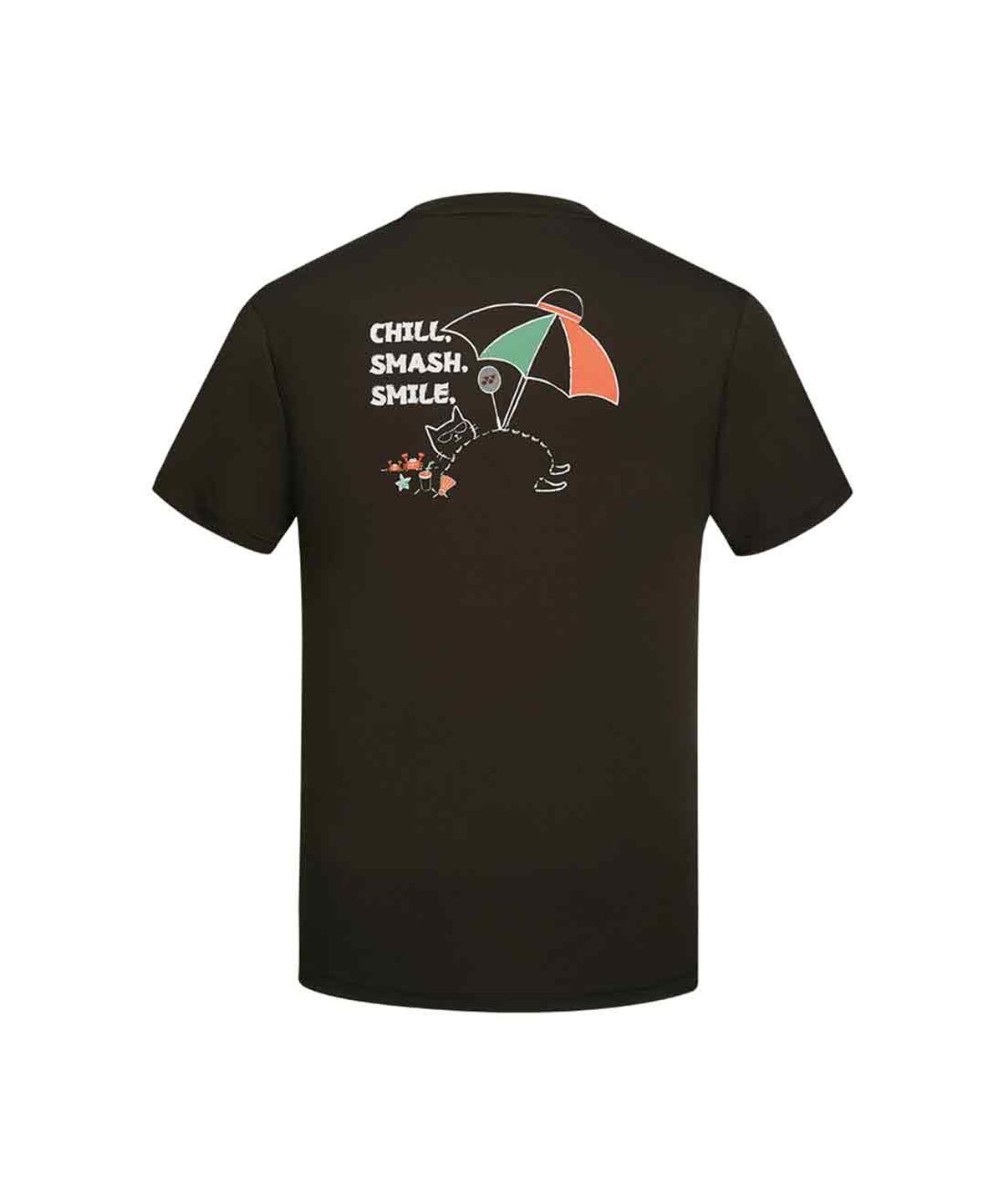 요넥스(YONEX) 261TS069U 브라운 남녀공용 바다 그래픽 반팔 티셔츠