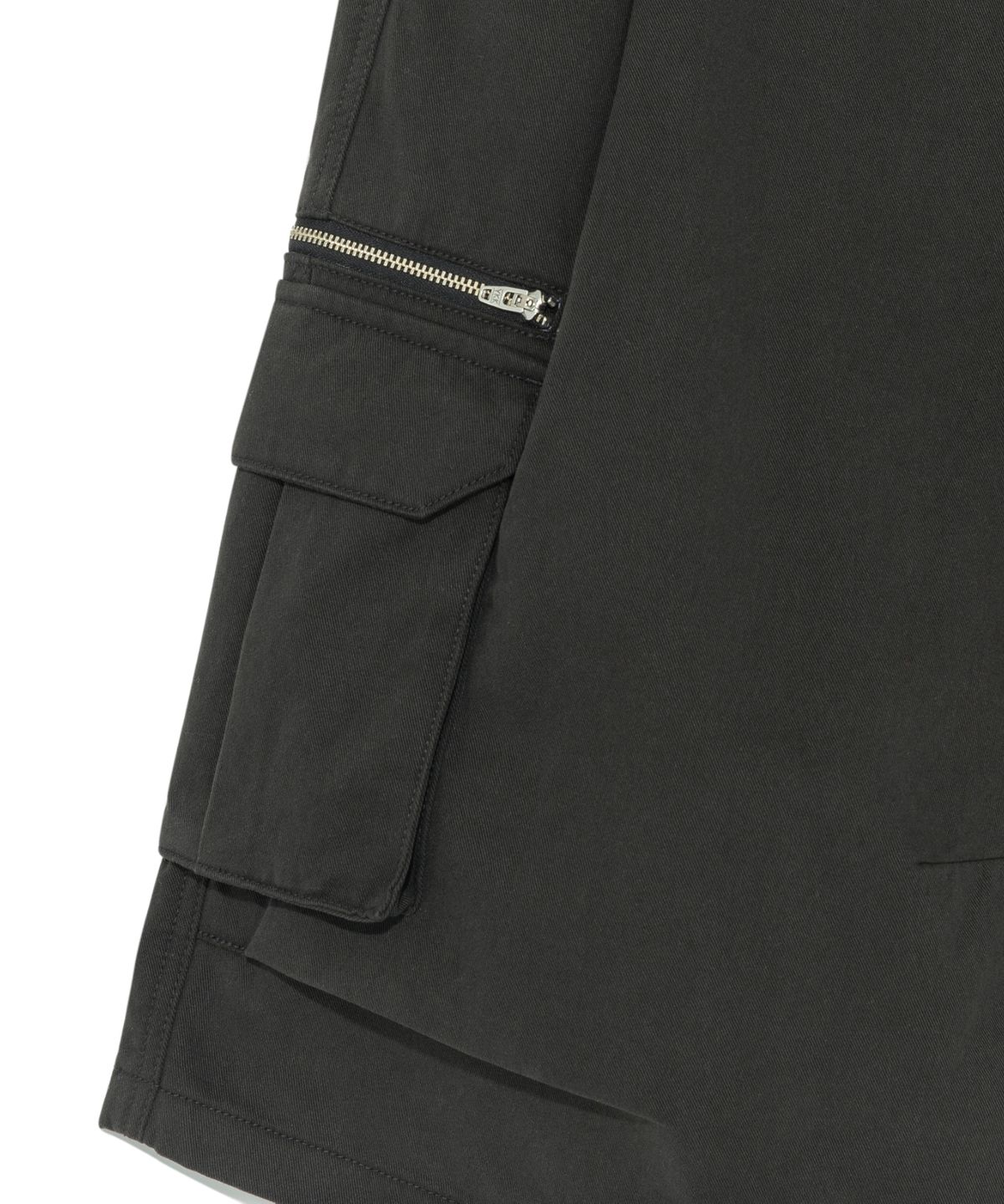 더콜디스트모먼트(THE COLDEST MOMENT) TCM metal zipper half pants (charcoal)