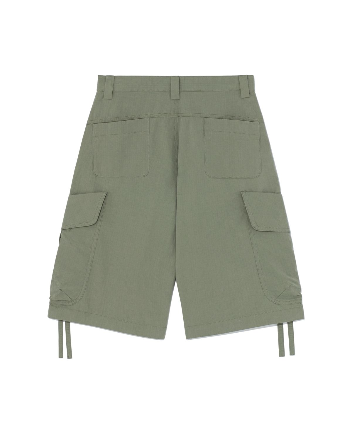 더콜디스트모먼트(THE COLDEST MOMENT) TCM ripstop strap cargo half pants (green)