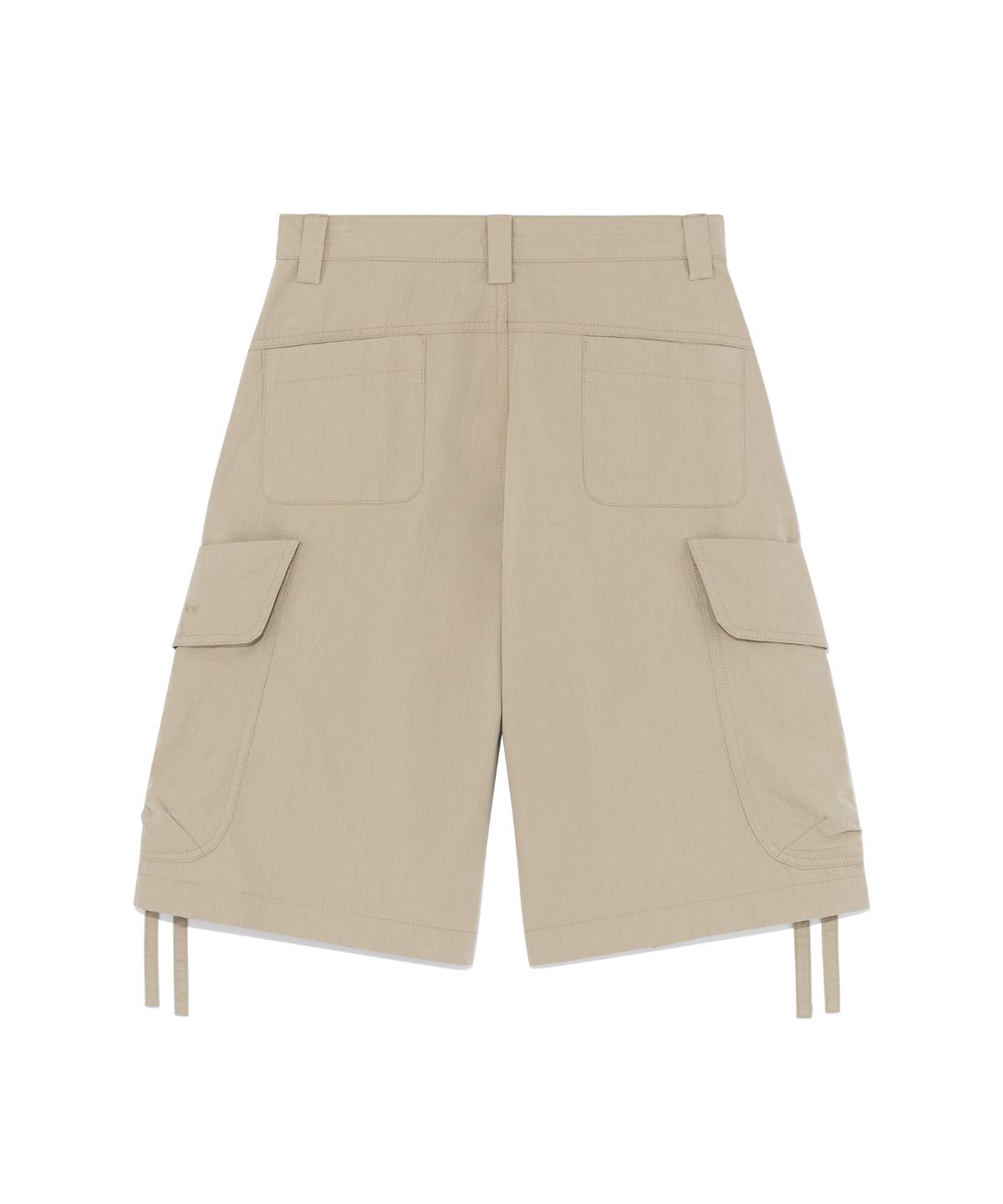 더콜디스트모먼트(THE COLDEST MOMENT) TCM ripstop strap cargo half pants (beige)