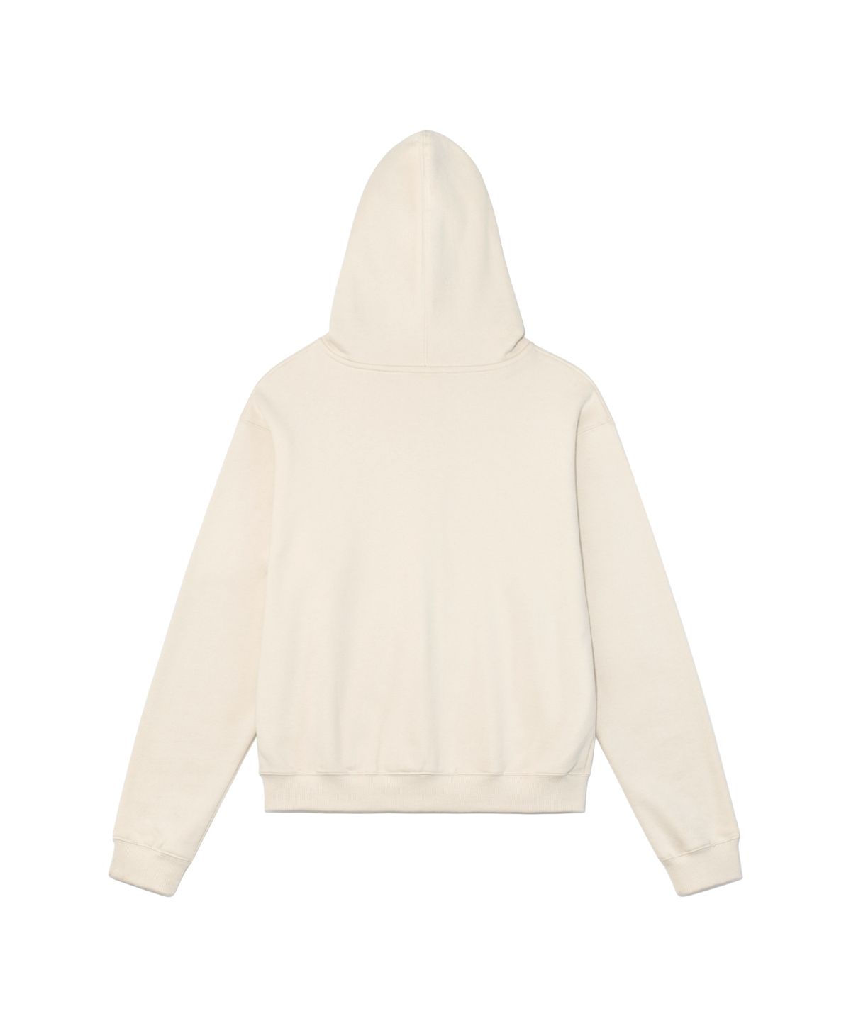 더콜디스트모먼트(THE COLDEST MOMENT) TCM logo applique hooded zip-up (oatmeal)