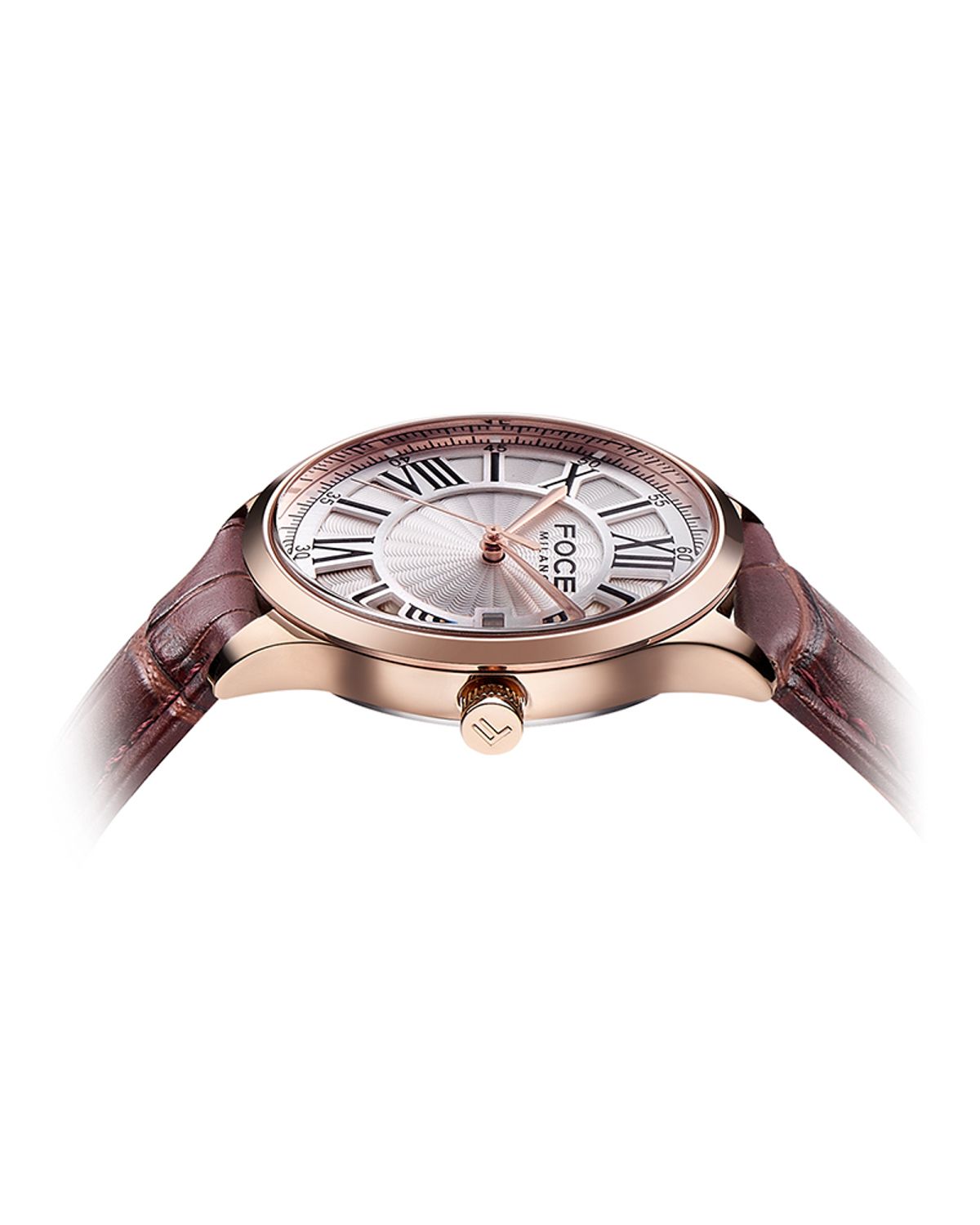 포체(FOCE) 포체밀라노 40mm 남성 가죽시계 FM5879GL-RG
