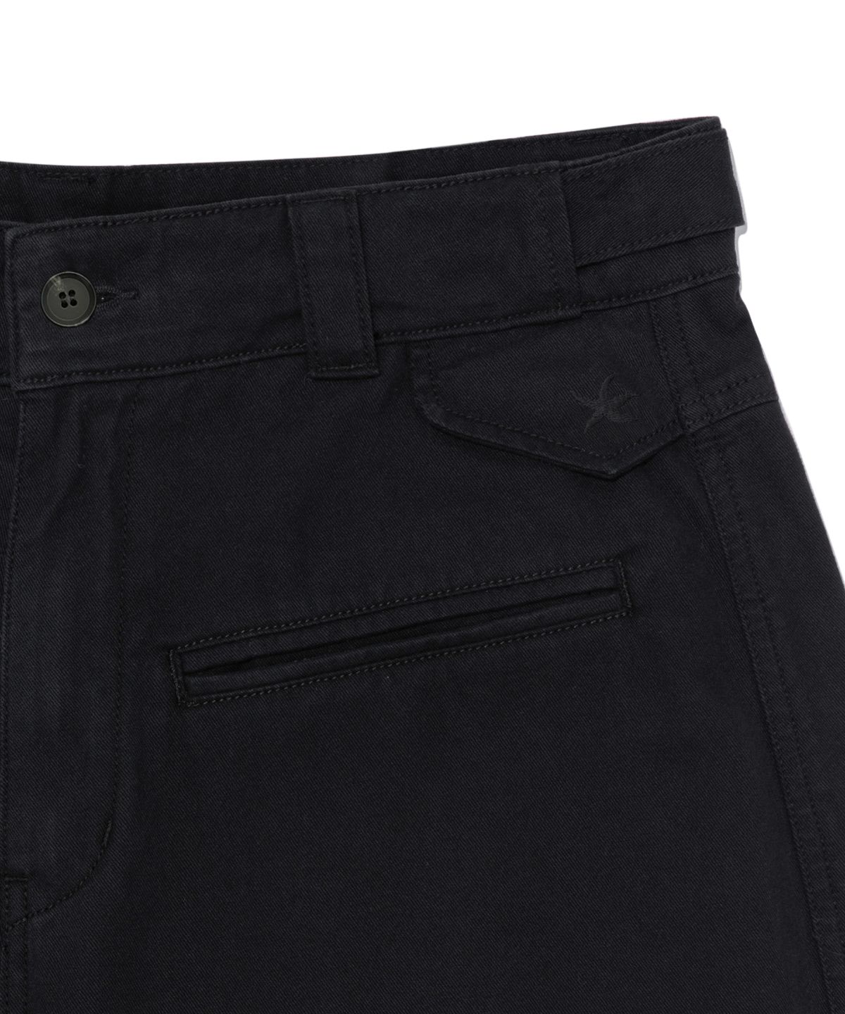 더콜디스트모먼트(THE COLDEST MOMENT) TCM double welt pocket half pants (black)