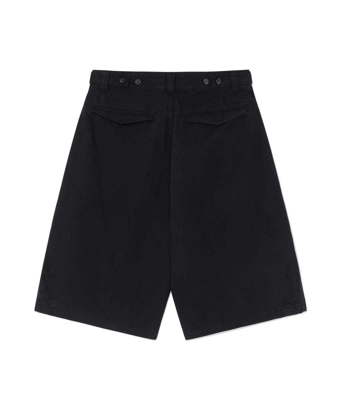 더콜디스트모먼트(THE COLDEST MOMENT) TCM double welt pocket half pants (black)