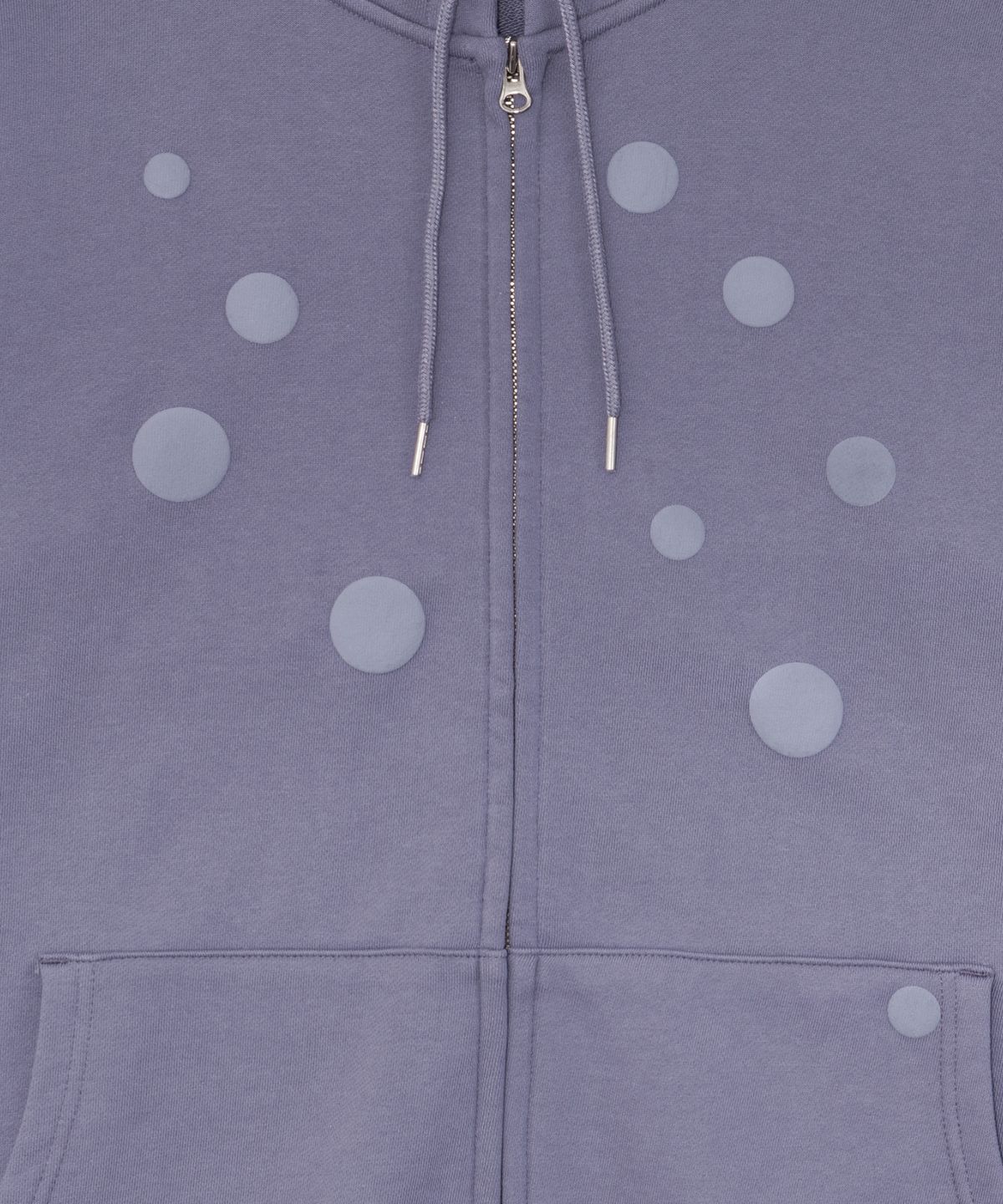 더콜디스트모먼트(THE COLDEST MOMENT) TCM dot hooded zip-up (purple)