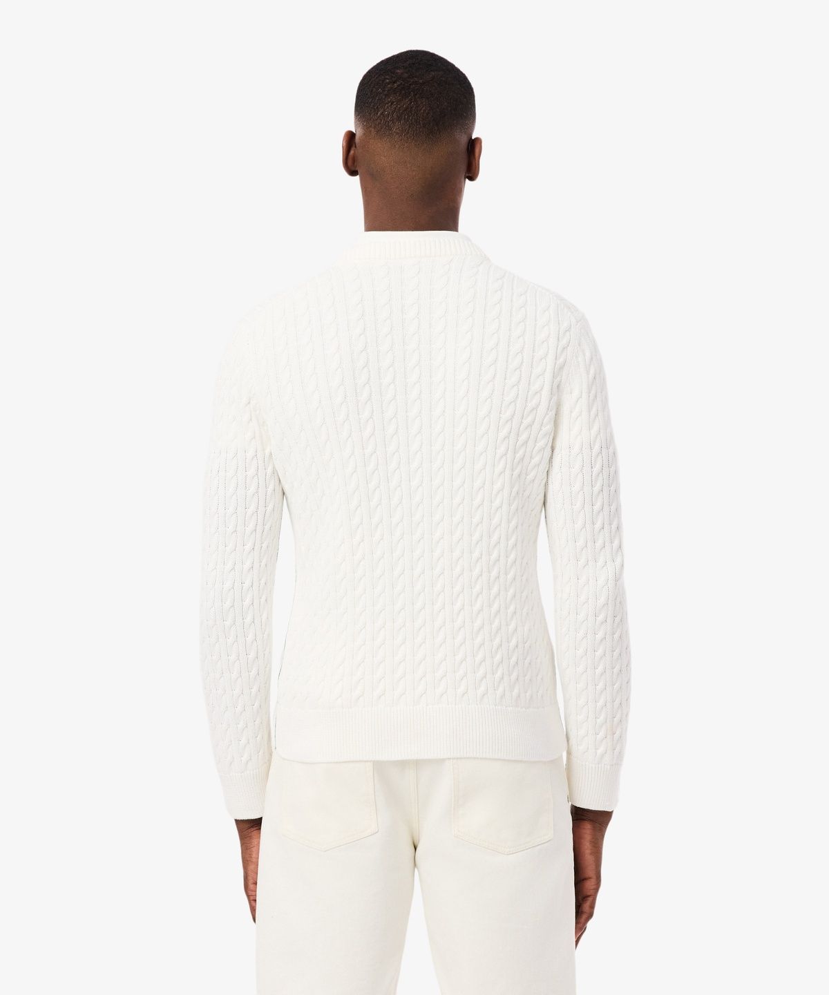 라코스테(LACOSTE) 남성 케이블 긴팔 크루넥 풀오버 AH7627-56G X0N