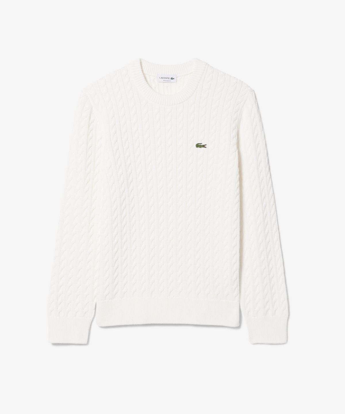 라코스테(LACOSTE) 남성 케이블 긴팔 크루넥 풀오버 AH7627-56G X0N