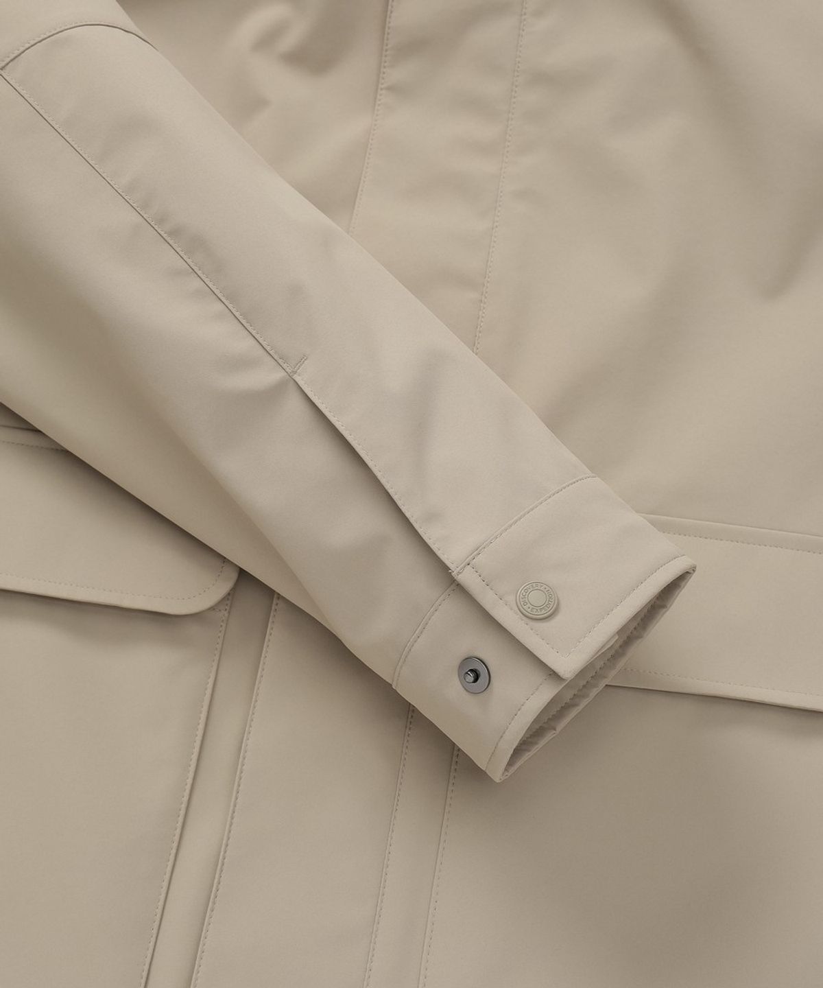 디스커버리 익스페디션(DISCOVERY EXPEDITION) 남성 베르텍스 3L 후드탈착 카라형 워크 자켓 (L/BEIGE)