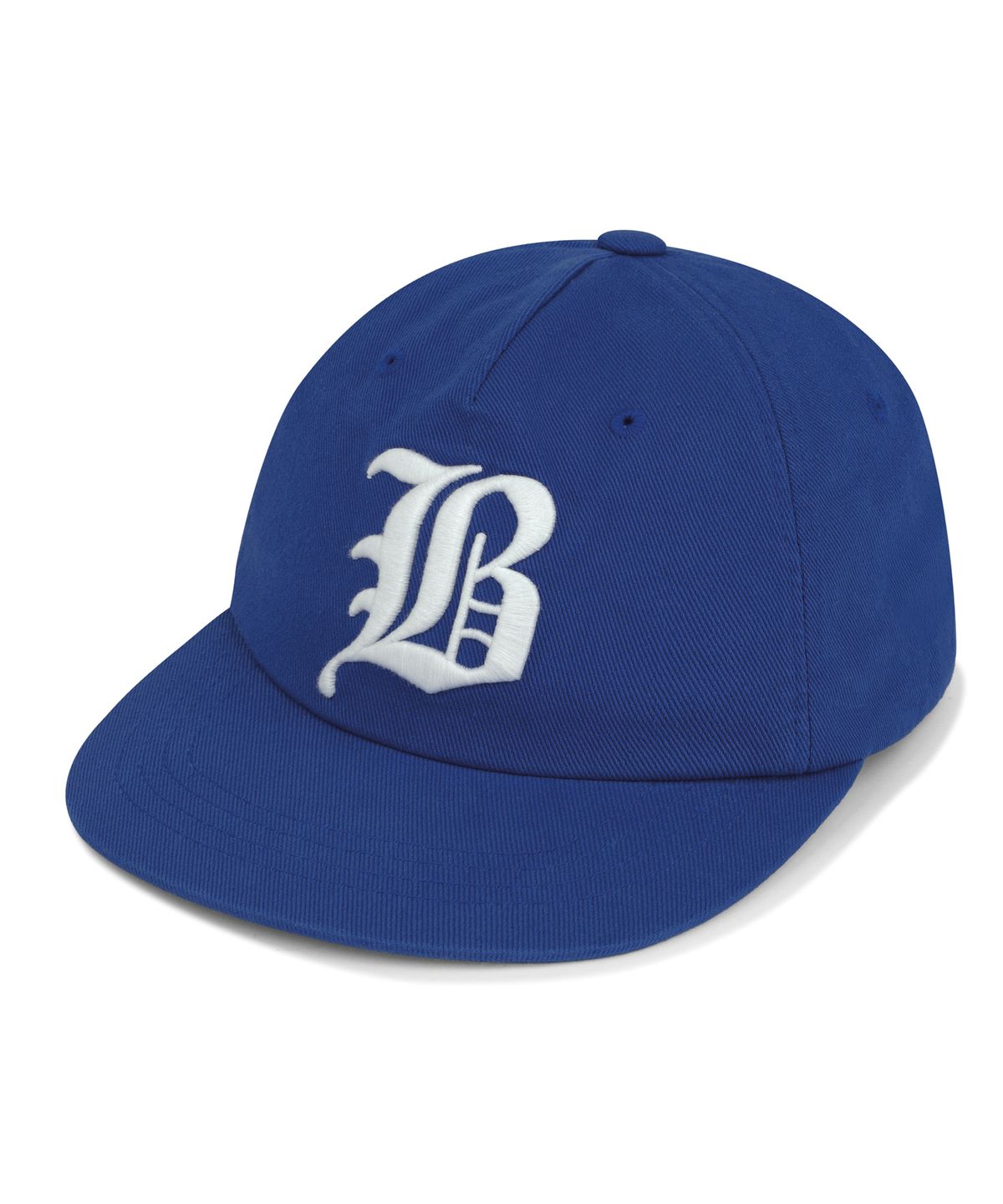 브라운브레스(BROWNBREATH) 5 PANEL BB LOGO VINTAGE CAP - BLUE