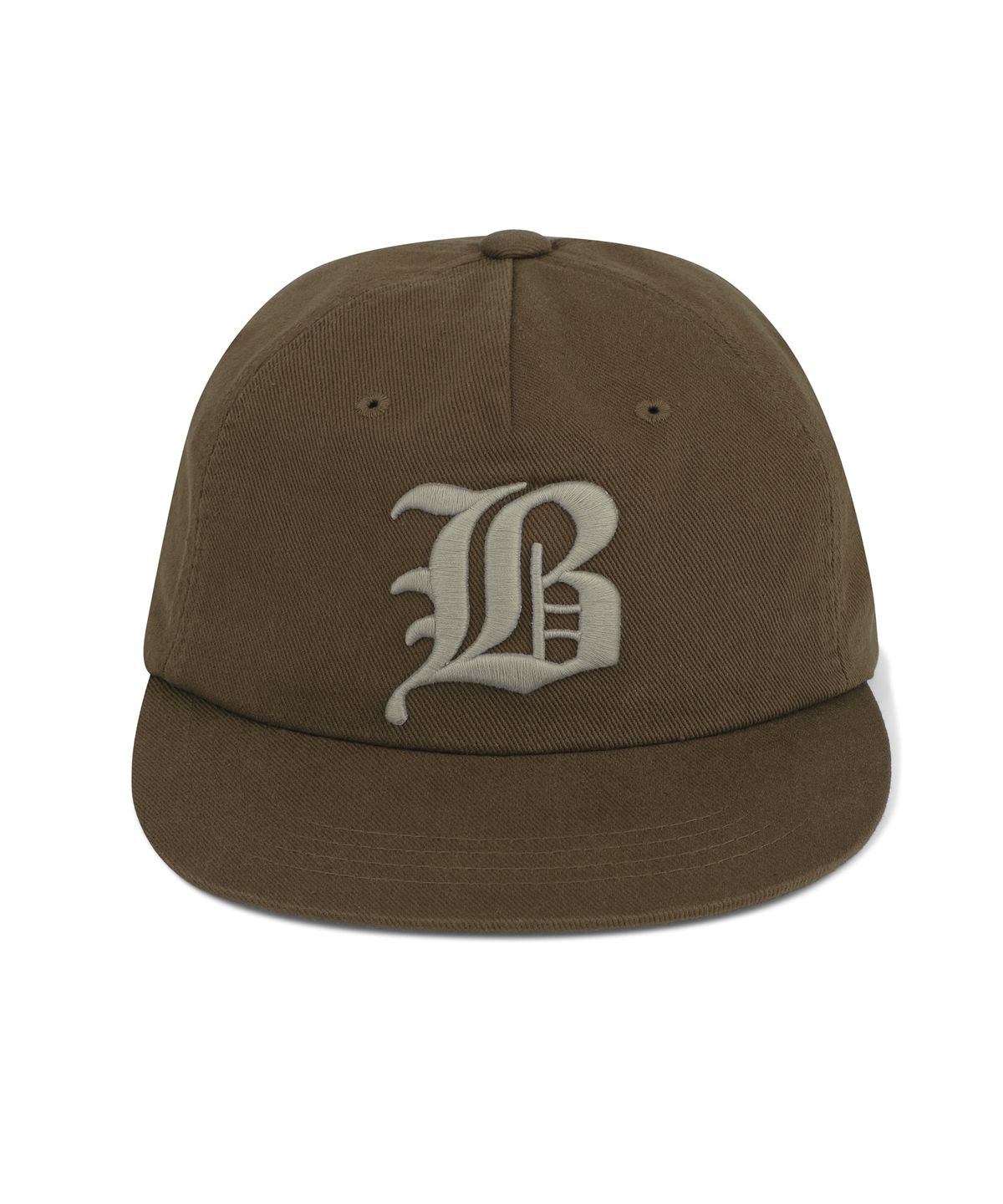 브라운브레스(BROWNBREATH) 5 PANEL BB LOGO VINTAGE CAP - BROWN