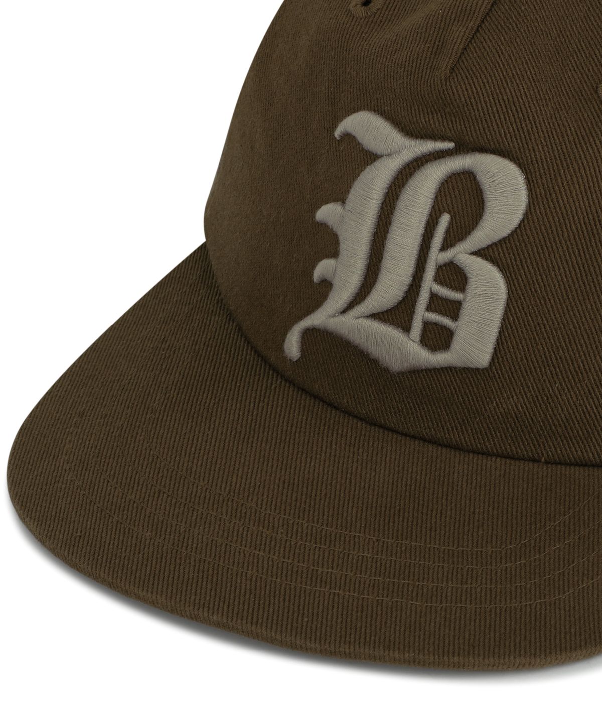 브라운브레스(BROWNBREATH) 5 PANEL BB LOGO VINTAGE CAP - BROWN