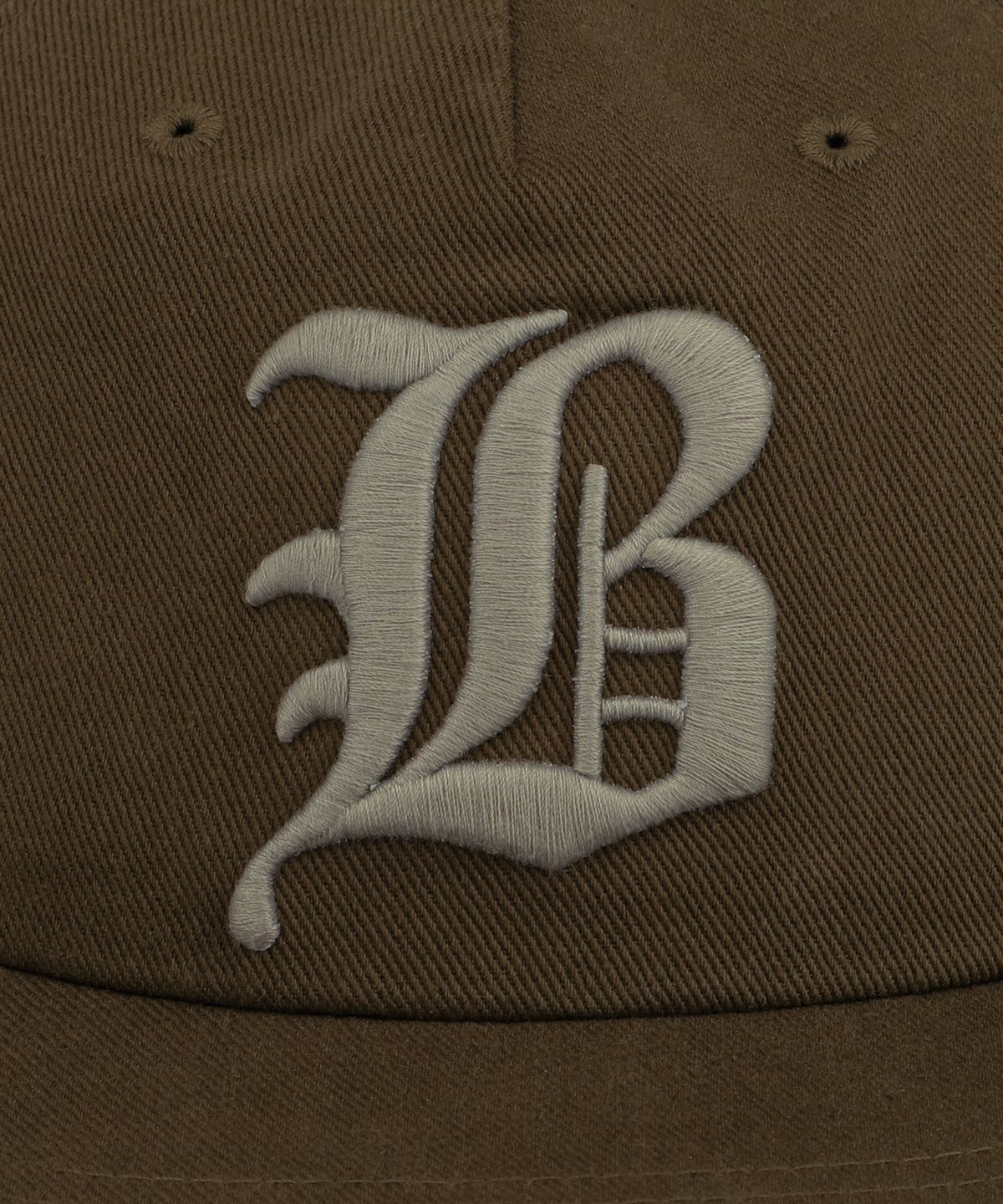 브라운브레스(BROWNBREATH) 5 PANEL BB LOGO VINTAGE CAP - BROWN