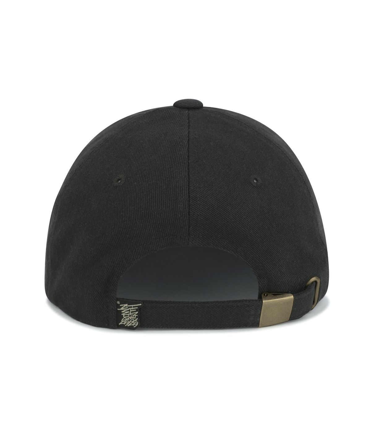 브라운브레스(BROWNBREATH) 5 PANEL BB LOGO VINTAGE CAP - BLACK
