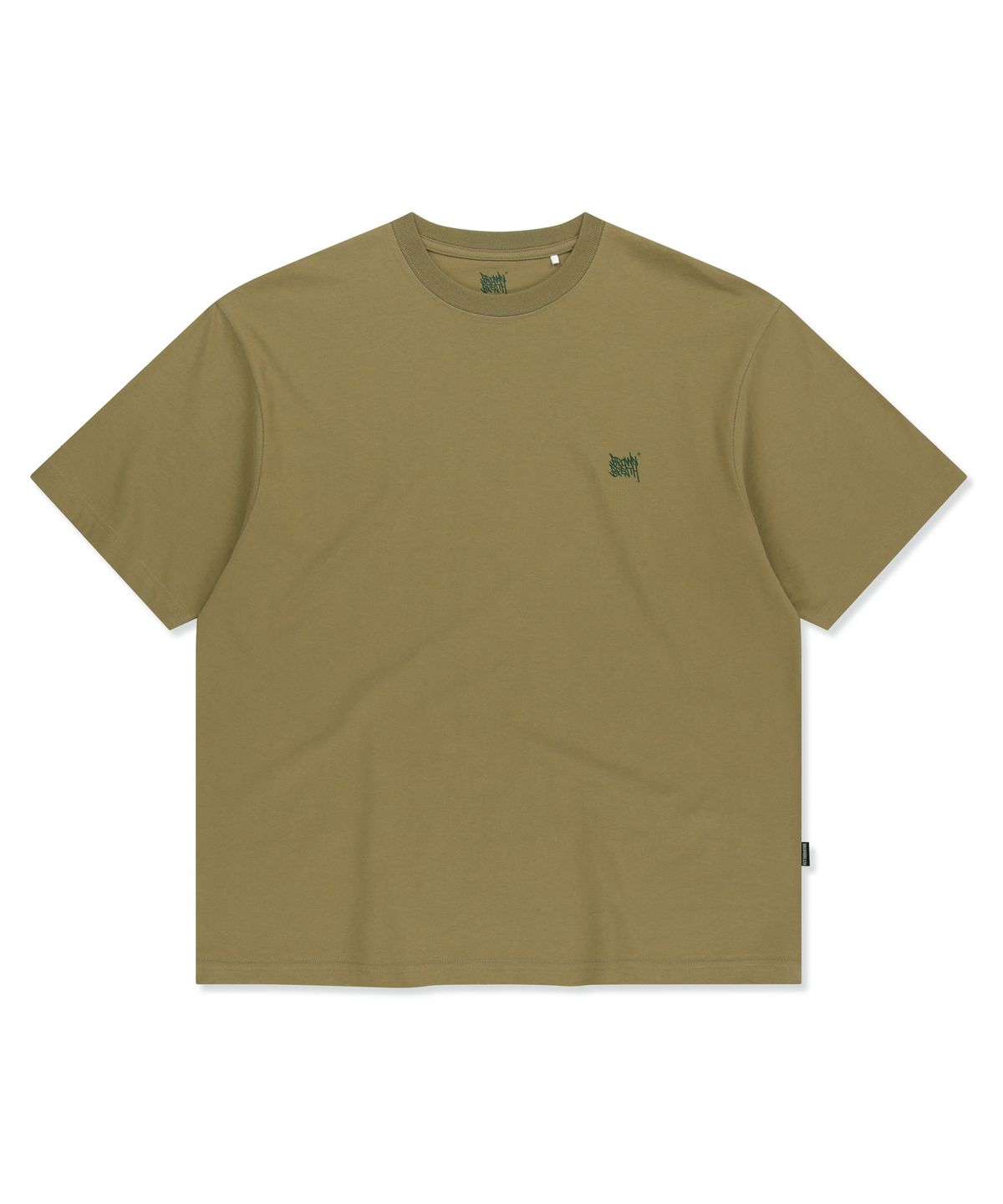 브라운브레스(BROWNBREATH) BOARD TAG TEE - BEIGE