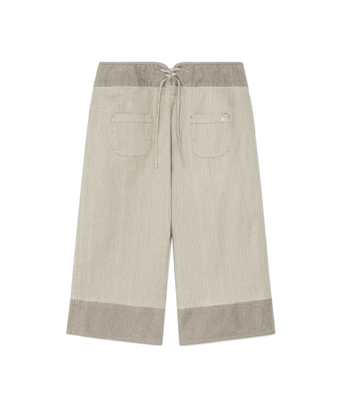 더콜디스트모먼트(THE COLDEST MOMENT) (w) TCM mini pocket capri pants (beige)