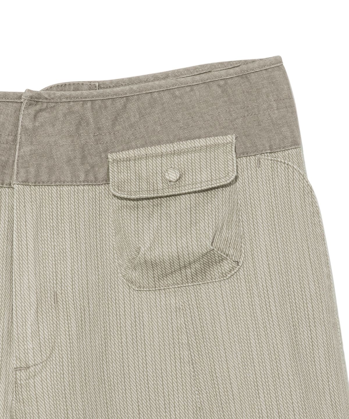 더콜디스트모먼트(THE COLDEST MOMENT) (w) TCM mini pocket capri pants (beige)
