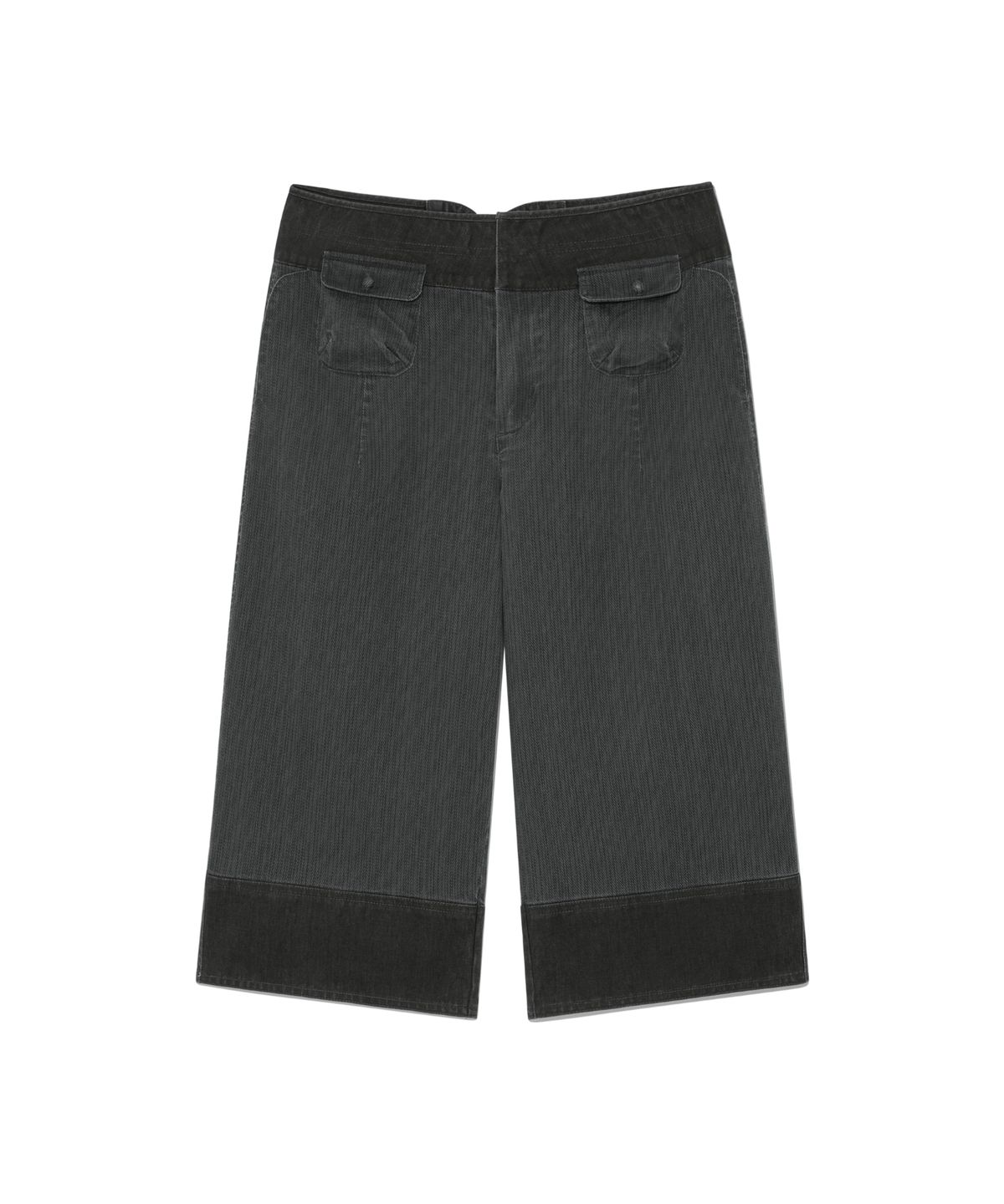 더콜디스트모먼트(THE COLDEST MOMENT) (w) TCM mini pocket capri pants (charcoal)
