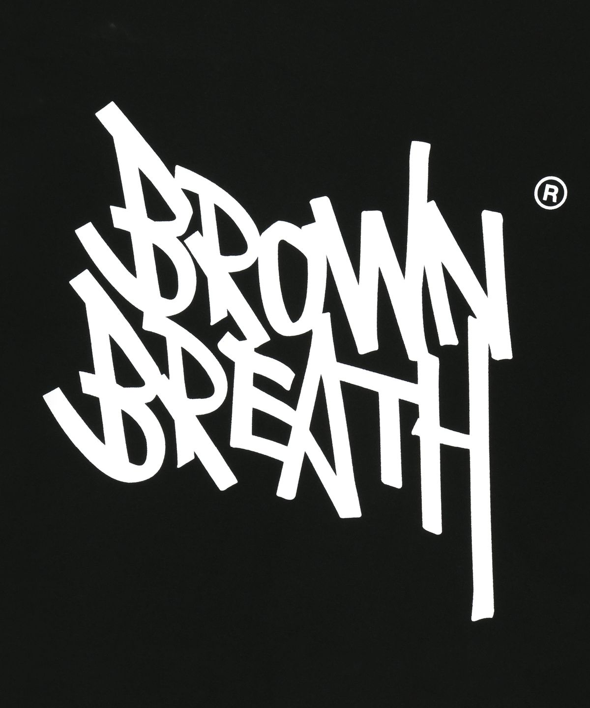 브라운브레스(BROWNBREATH) TAG OG TEE - BLACK