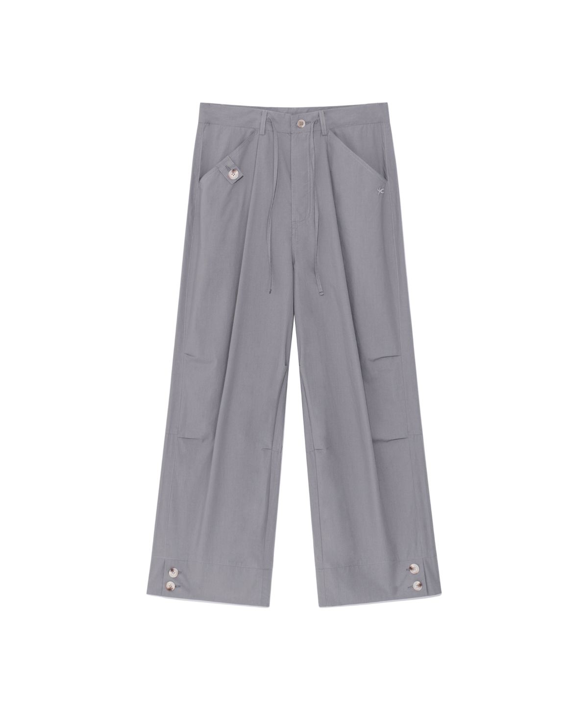 더콜디스트모먼트(THE COLDEST MOMENT) TCM hem two button pants (charcoal)