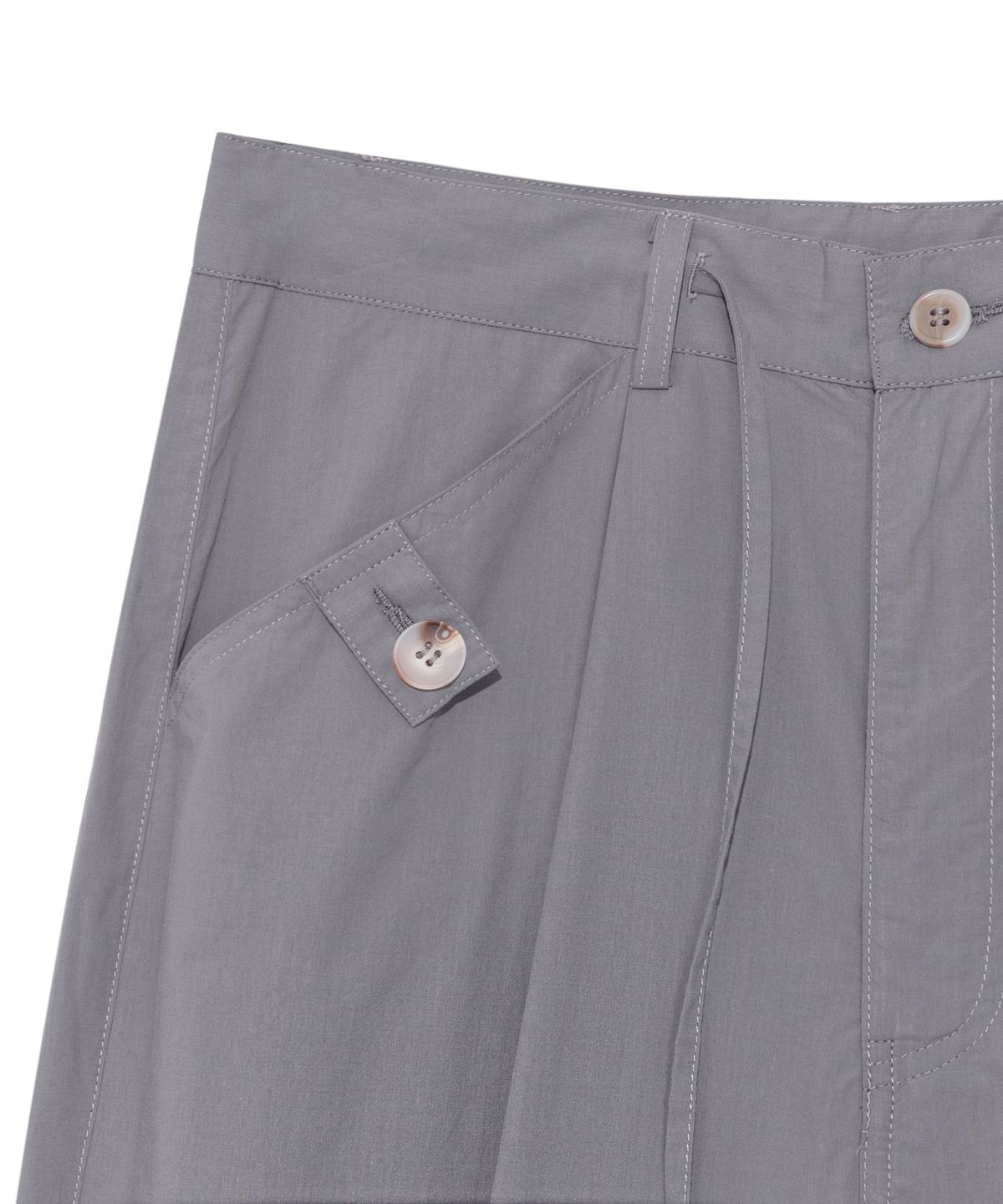 더콜디스트모먼트(THE COLDEST MOMENT) TCM hem two button pants (charcoal)