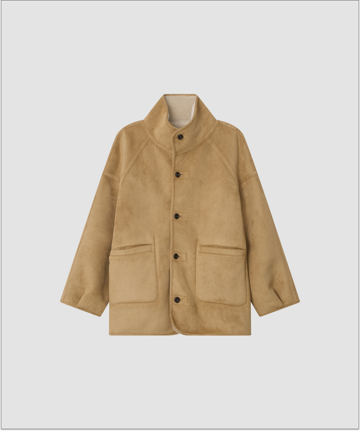 더 릴(THE LILLE) Reversible Mustang Half Coat