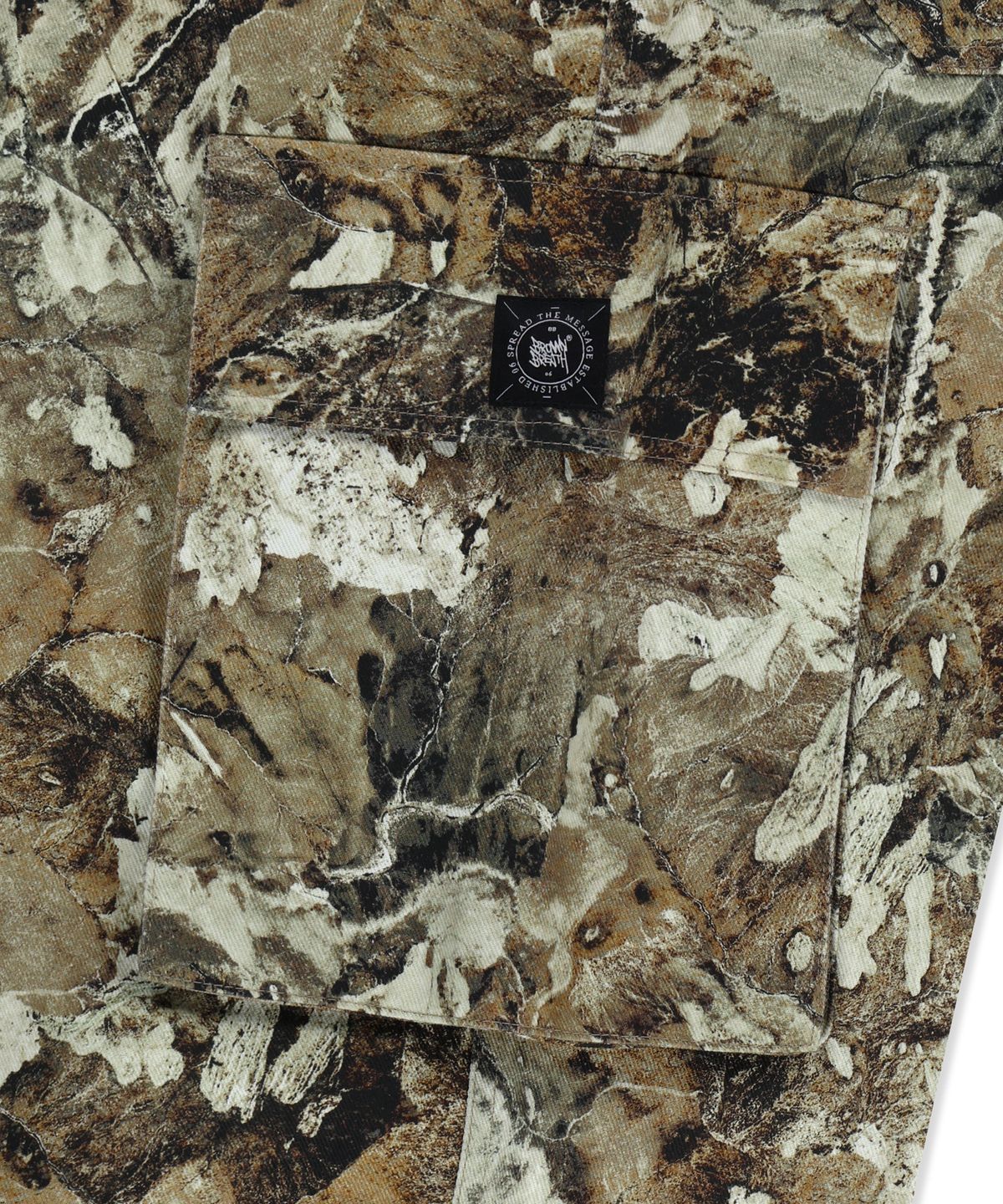 브라운브레스(BROWNBREATH) EARTH PATTERN PANTS - BEIGE