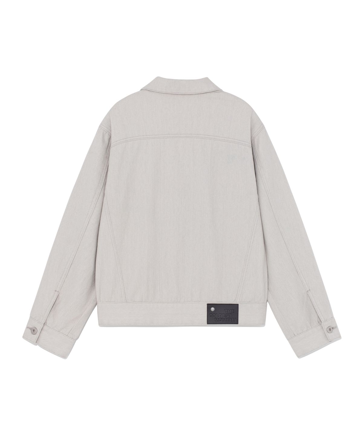 더콜디스트모먼트(THE COLDEST MOMENT) TCM double-button trucker jacket (ivory)